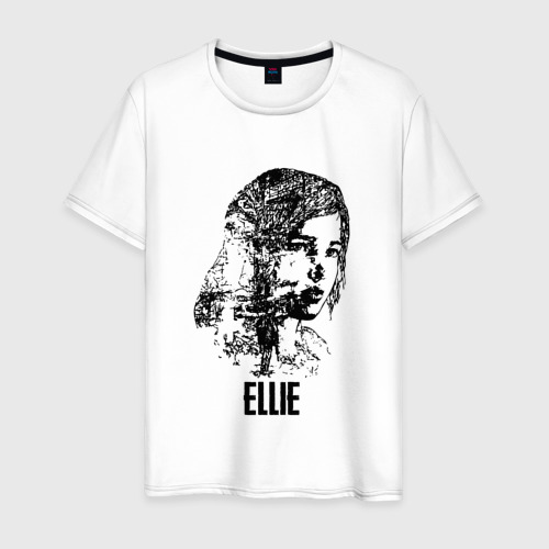 Мужская футболка хлопок THE LAST OF US ELLIE, цвет белый