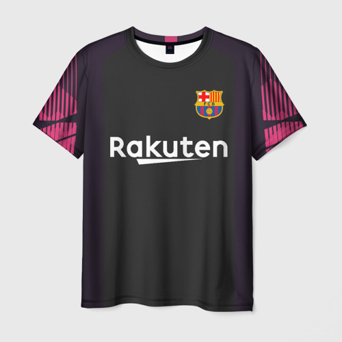 Мужская футболка 3D Ter Stegen away 18-19, цвет 3D печать