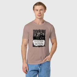 Мужская футболка хлопок System of a Down - фото 2