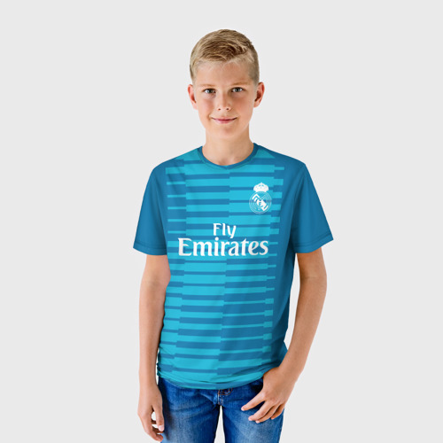 Детская футболка 3D Real GK away 18-19, цвет 3D печать - фото 3