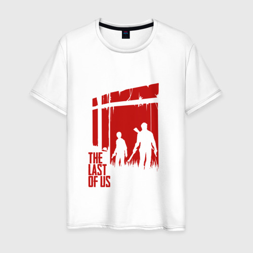 Мужская футболка из хлопка с принтом The Last of Us, вид спереди №1