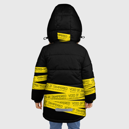 Зимняя куртка для девочек 3D Void if tampered - фото 4
