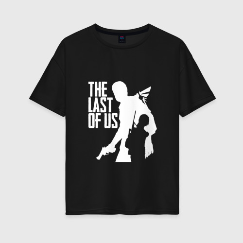 Женская футболка хлопок Oversize The Last of Us, цвет черный