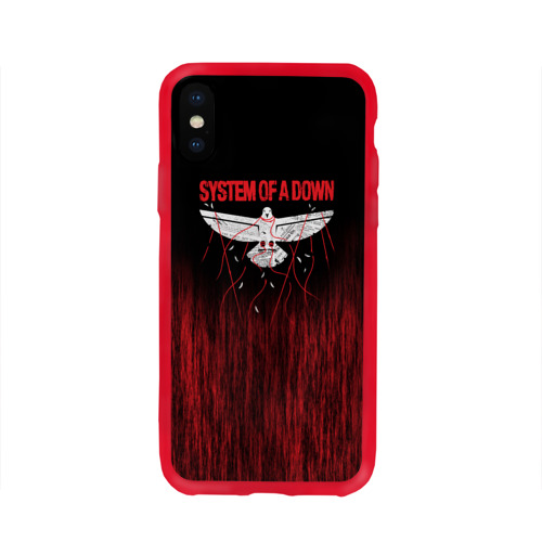 Чехол для iPhone X глянцевый System of a Down Фото 01 Чехол для iPhone X глянцевый System of a Down Фото 01
