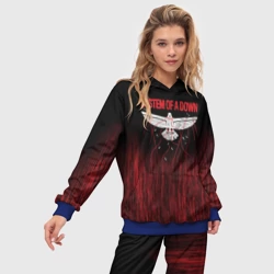 Женский костюм с толстовкой 3D System of a Down - фото 2