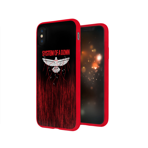 Чехол для iPhone X глянцевый System of a Down Фото 01 Чехол для iPhone X глянцевый System of a Down Фото 01