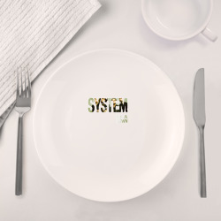 Набор: тарелка + кружка System of a Down - фото 2