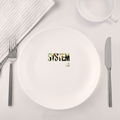 Набор: тарелка + кружка System of a Down - фото 4