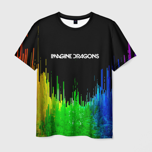 Мужская футболка 3D Imagine dragons, цвет 3D печать