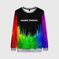 Женский свитшот 3D Imagine dragons