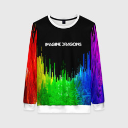 Женский свитшот 3D Imagine dragons