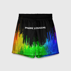 Детские спортивные шорты 3D Imagine dragons