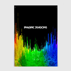 Imagine dragons – Постер с принтом купить