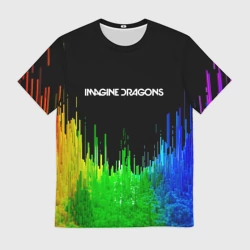 Мужская футболка 3D Imagine dragons