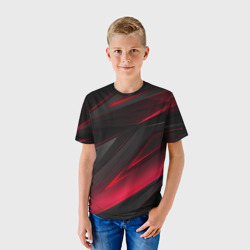 Детская футболка 3D Geometry stripes - фото 2