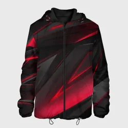 Мужская куртка 3D Geometry stripes