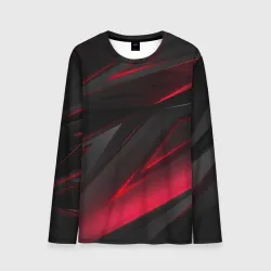 Мужской лонгслив 3D Geometry stripes