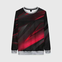 Женский свитшот 3D Geometry stripes