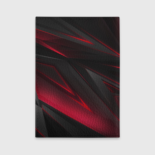 Обложка для автодокументов Geometry stripes, цвет красный - фото 2