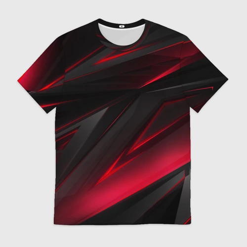 Мужская футболка 3D Geometry stripes