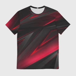 Мужская футболка 3D Geometry stripes