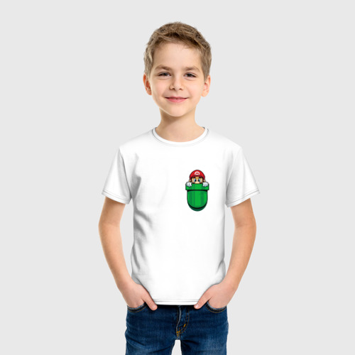 Детская футболка хлопок Марио - фото 3