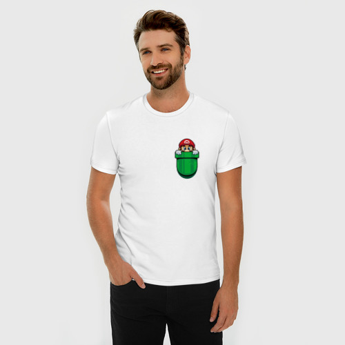 Мужская футболка хлопок Slim Марио - фото 3