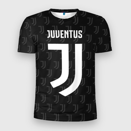 Мужская футболка 3D Slim Juventus FC Pattern, цвет 3D печать