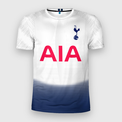 Мужская футболка 3D Slim Tottenham home 18-19, цвет 3D печать