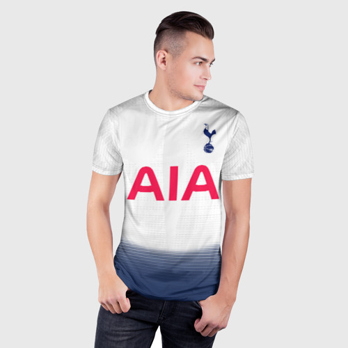Мужская футболка 3D Slim Tottenham home 18-19, цвет 3D печать - фото 3