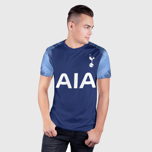 Мужская футболка 3D Slim Tottenham away 18-19, цвет 3D печать - фото 3