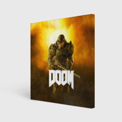 Холст квадратный Doom 2016