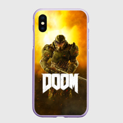 Чехол для iPhone XS Max матовый Doom 2016