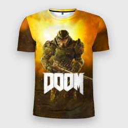 Мужская футболка 3D Slim Doom 2016