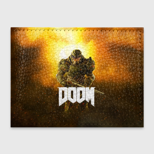 Обложка для студенческого билета Doom 2016, цвет зеленый