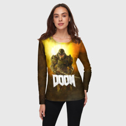 Женский лонгслив 3D Doom 2016 - фото 2