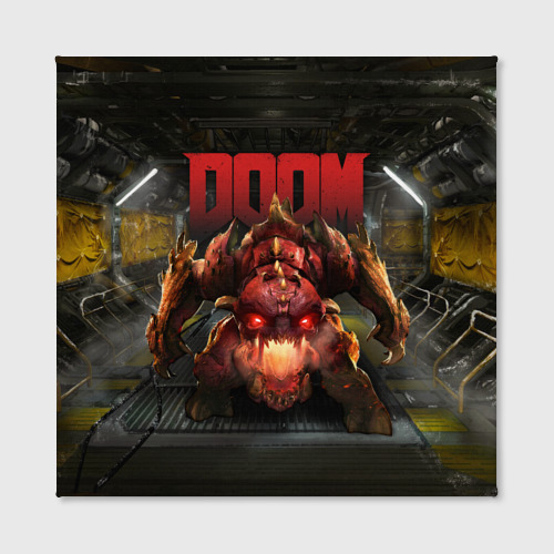 Холст квадратный Doom Pinky - фото 2