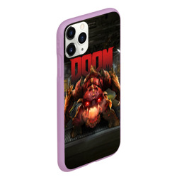 Чехол для iPhone 11 Pro Max матовый Doom Pinky - фото 2
