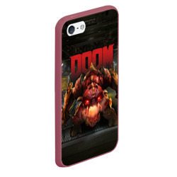 Чехол для iPhone 5/5S матовый Doom Pinky - фото 2