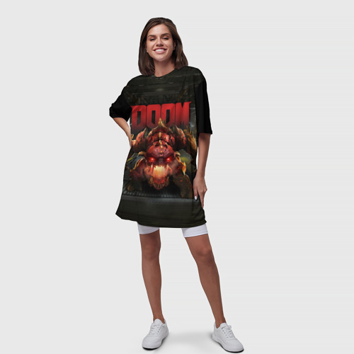 Платье-футболка 3D Doom Pinky, цвет 3D печать - фото 5