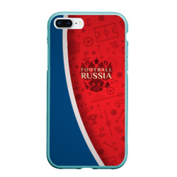 Чехол для iPhone 7Plus/8 Plus матовый Football Russia