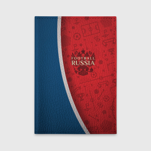 Обложка для автодокументов Football Russia, цвет зеленый