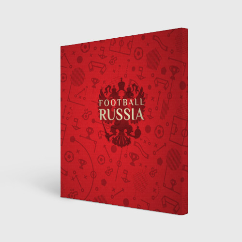 Холст квадратный Football Russia, цвет 3D печать