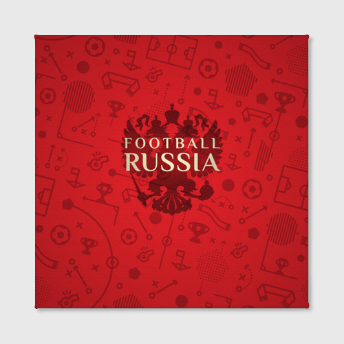 Холст квадратный Football Russia, цвет 3D печать - фото 2