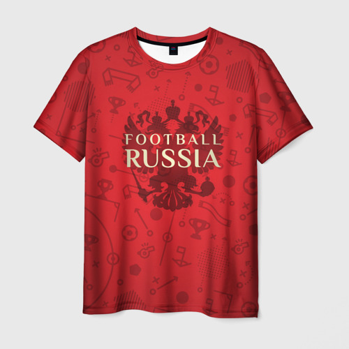 Мужская футболка 3D Football Russia, цвет 3D печать