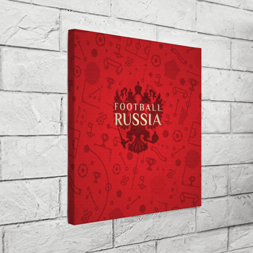 Холст квадратный Football Russia, цвет 3D печать - фото 3