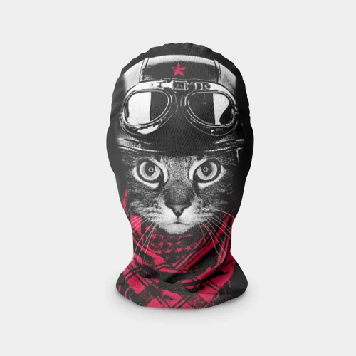 Маска карнавальная 3D Кот Пилот