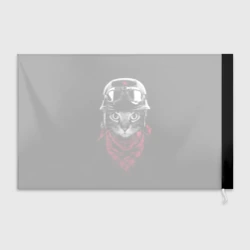 Флаг 3D Кот Пилот - фото 2