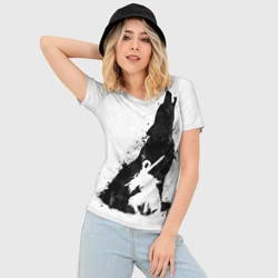 Женская футболка 3D Slim Dark Souls - фото 2