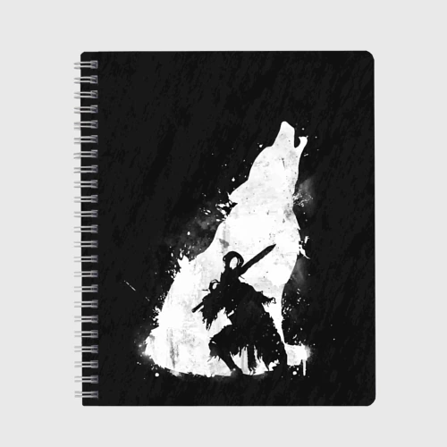 Тетрадь Dark Souls wolf Дарк Соулс волк